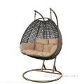 Outdoor Rattan Wicker Furniture Swing Doppelhängestuhl